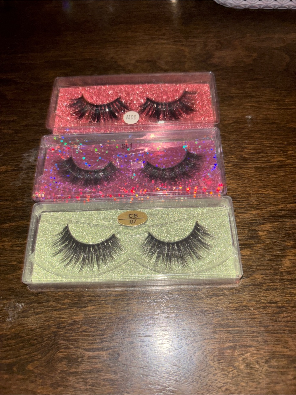 3-Pack Dramatic False Eyelashes - Black